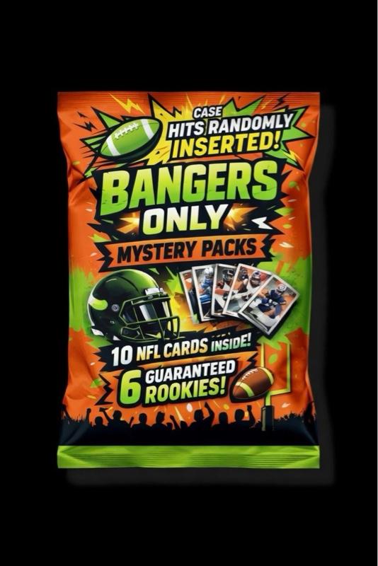 Panini 2025 Select Football Mega Box Featuring 10 Black & Green Prizm Shocks per Box 42 Total Cards NFLPA Licensed