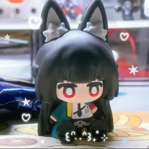 Zenless Zone Zero Chibi Version Miyabi Mini Figure Action Figurine ZZZ Ellen Joe, Harumasa Anime Cute Collectible Figurine for Fans