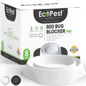 Bed Bug Blocker (Pro) — 8 Pack | Interceptors, Monitors, and Traps