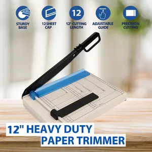 Paper Cutter A4 Guillotine Paper Trimmer With 8 Sheet Capacity, Lightweight Cardstock And Photo Cutter, Precision Craft Paper Cutter For Scrapbooking, Office, Home, Small Business, Labels, Cards, DIY Projects, Craft Paper Cutting Tool