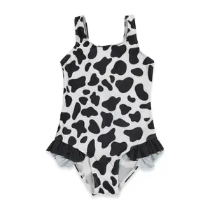Cow print Summer Kids Swimwear One-Pieces for Girls