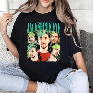 Vintage Jacksepticeye Shirt Cotton Top Tshirt t-shirt crewneck