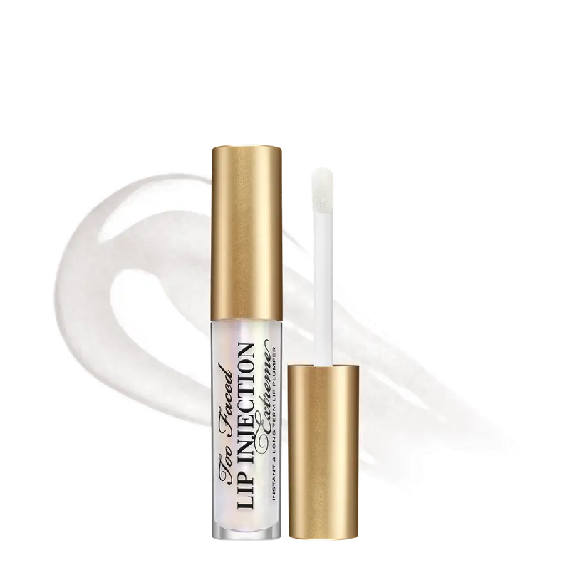 Too Faced Travel Size Lip Injection Lip Plumper | Instant Plump, Lasting Fullness, Extreme Hydration | Increases Lip Volume, Nourishes and Conditions
