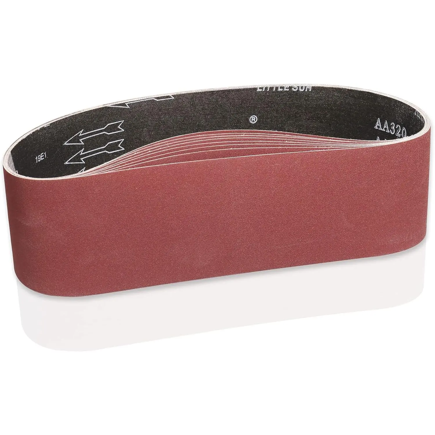 Sanding Belt 4 x 36 Inch,Belt Sander Belts 320 Grits, for Sanding ,Metal and (8 Pack)