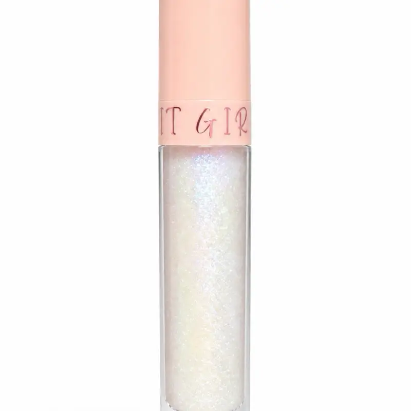 Glitter Gloss - Glossy Finish, Long Lasting, Bubblegum Flavored Lipgloss for Moisturizing & Shimmering Lips, Perfect for Dry Lips & Over Lipstick