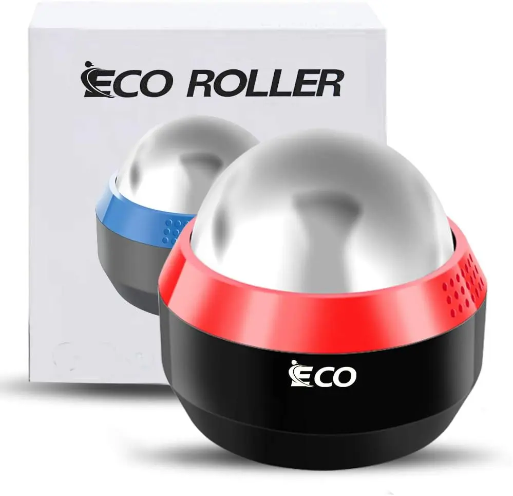 Cryosphere Cold Massage Roller Ball - Massage Ball for Cold & Heat Relief, Myofascial Release, Trigger Point Therapy, Muscle Knots - Deep Tissue Ice Massager