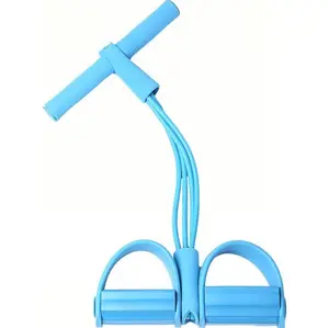 Multifunction Tension Rope, 6-Tube Elastic Yoga Pedal Puller Resistance Band, Elastic Pull Rope Fitness, Full- total Body training  Workout at Home Gym-Sit-Up Pull Rope, Durable,  Fitness Accessories, Multifunctional Workout,Elastic Tension Rope