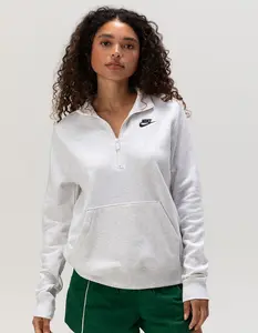 NIKE Sportswear Club Fleece Womens Quarter Zip Sweatshirt