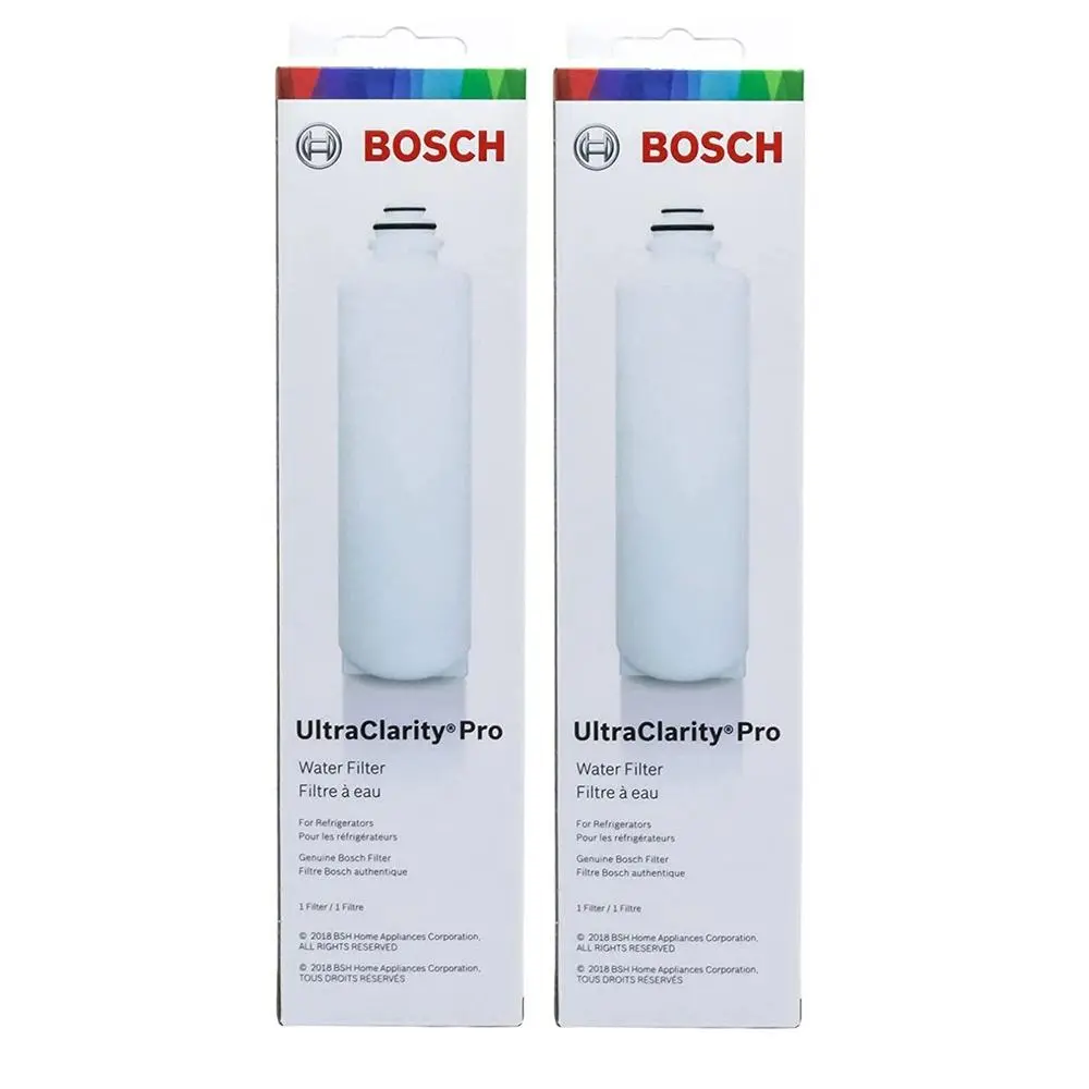 Bosch 11032531 Genuine OEM UltraClarity Pro Water Filter Cartridge (White) for Bosch Refrigerators