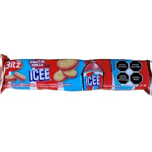 Mexican Icee Cherry Flavored Cookies - 100g Pack - Perfect for Snacking and Dessert