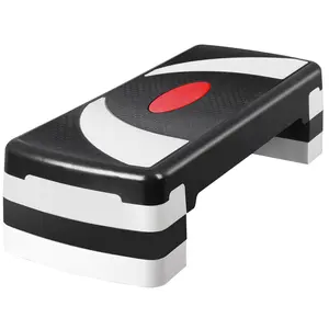 Segawe 30" Aerobic Stepper Adjust 4"-6"-8" Indoor Cardio Step Fitness Exercise With Risers