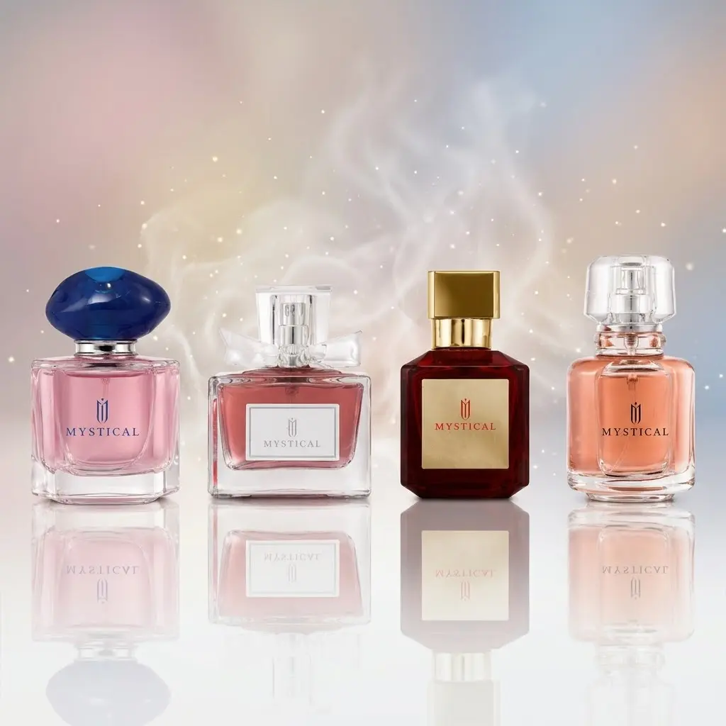 4PCS Perfume Gift Set for Women, Elegant Fragrance Collection, Sweet Scent Perfume Set, Daily Wear Scent, Beauty Gift Set