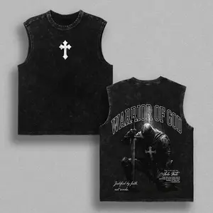 Warrior of God Christian Knight Vintage Washed T Shirt  Sweatshirt  Hoodie Faith Based Streetwear Armor of God Graphic Tee Heavy Cotton Unisex Jesus Believer Religious Gospel Apparel Justified By Faith Sola Fathers Day Gifts fathersdaygift
