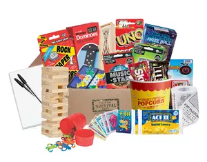 Ultimate Family Game Night Bundle with Snacks and Scratch Pad