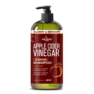 Hair Chemist Apple Cider Vinegar Clarify & Detoxify Clarifying Sulfate Free Shampoo 33.8 Ounces