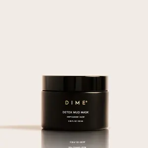 Dime Beauty Detox Mud Mask with Dead Sea Mud, Self Care Facial Mask that Nourishes and Brightens Dull Skin, 3.38 oz / 100 ml