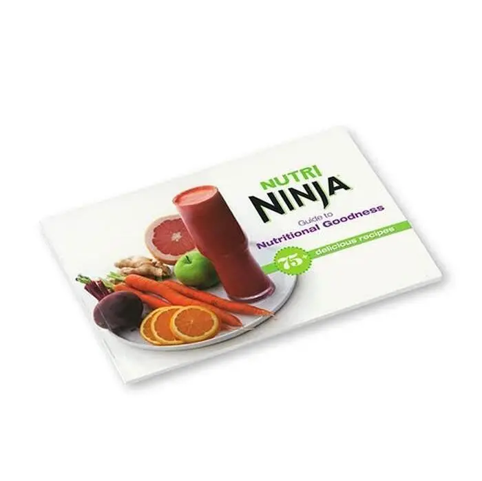 SharkNinja Nutri Ninja Guide to Nutritional Goodness Healthy 75+ Recipe Cookbook