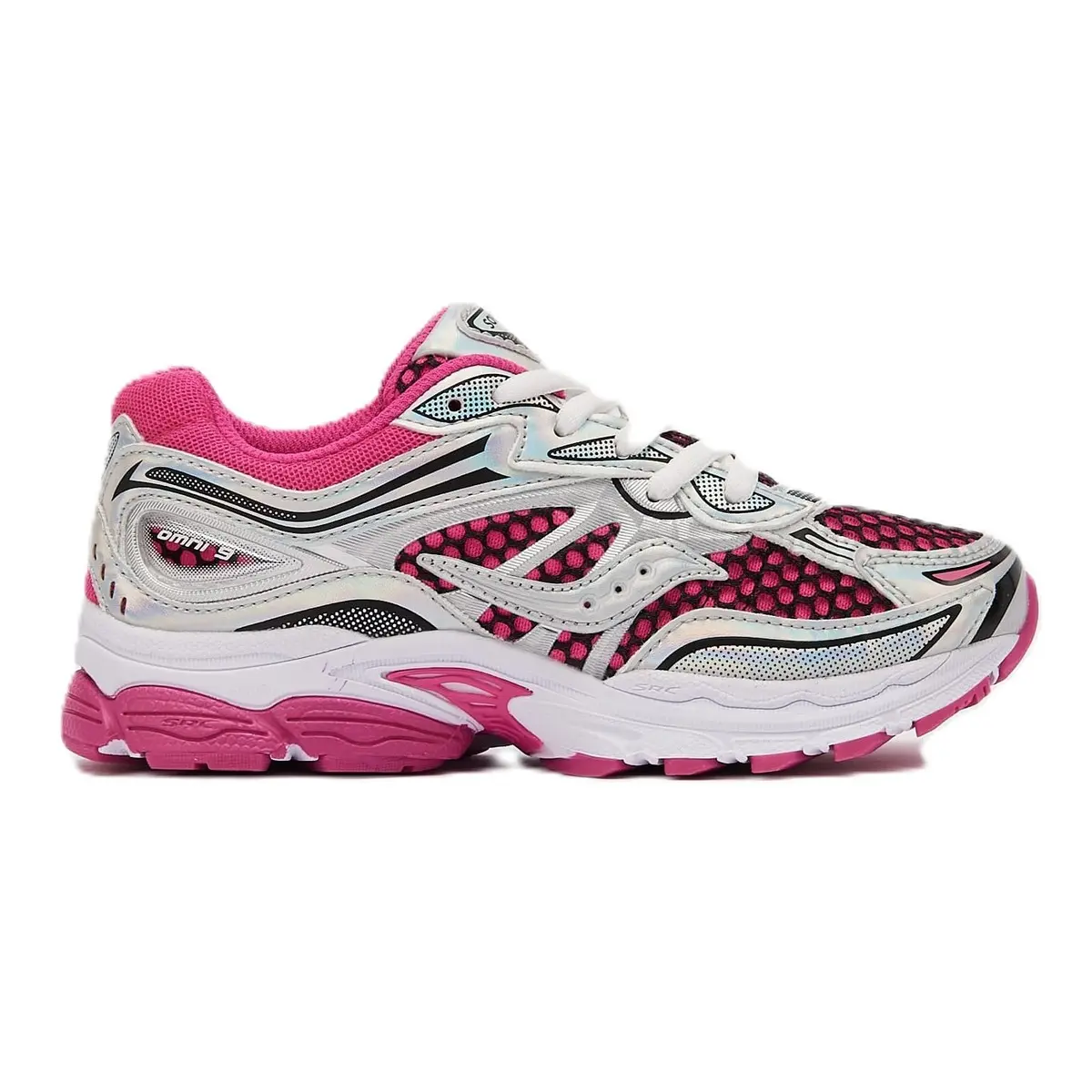 Saucony Omni 9 Pink Silver PS Fashion Shoes New