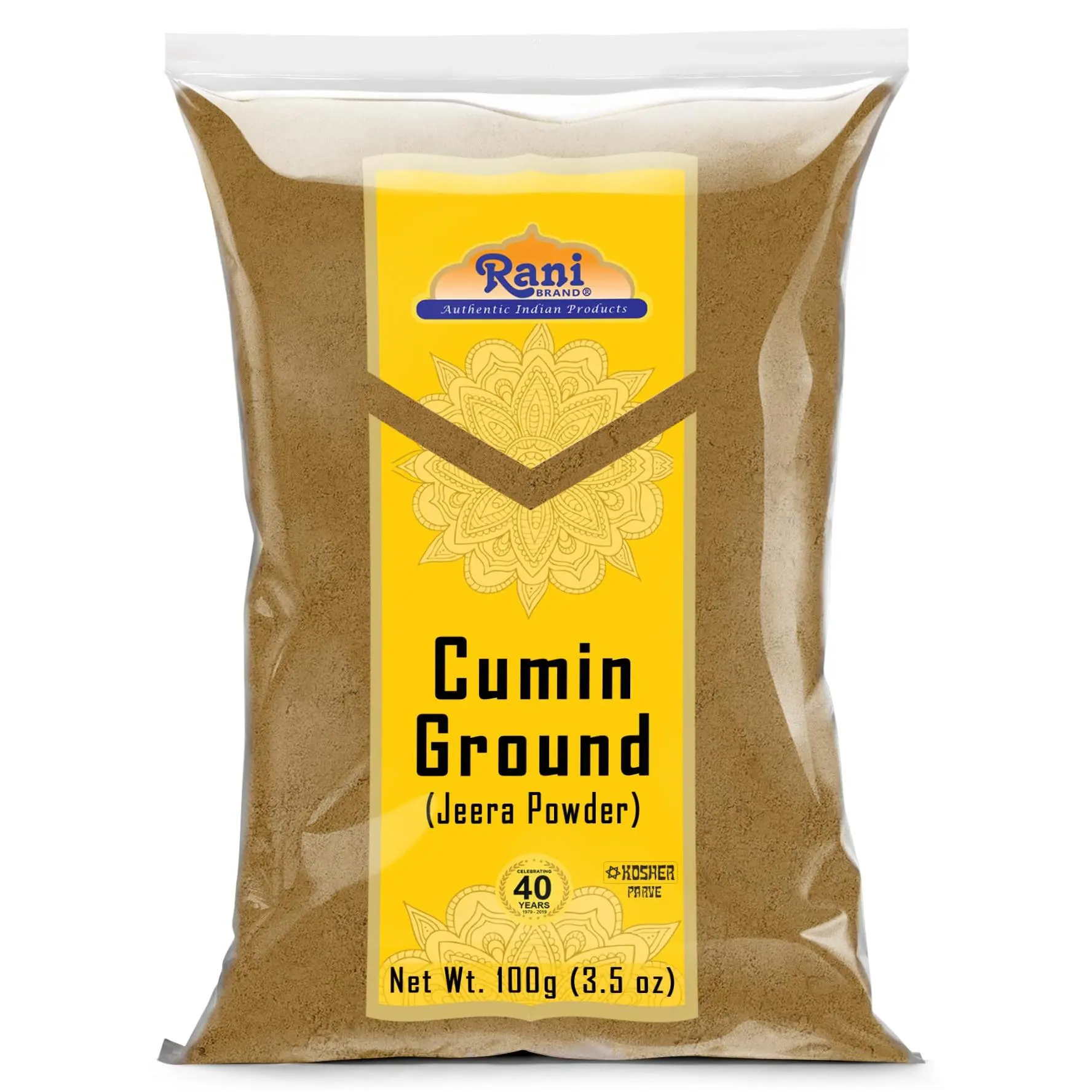 Rani Cumin (Jeera) Powder Spice 100g (3.5oz) ~ All Natural | Vegan | Gluten Friendly | NON-GMO | Kosher | Indian Origin