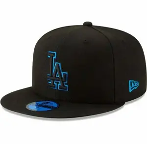 New Era Style MLB Baseball Hat – NY Yankees LA Dodgers Snapback Fitted Cap, Flat Brim High Crown Streetwear Fashion, Premium Embroidered Logo, Adjustable Unisex Urban Hip Hop Look