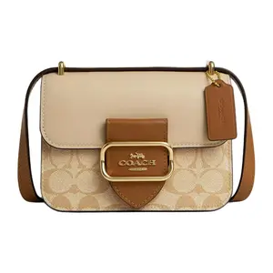 COACH MorganSquare 18 Printed Crossbody Bag in Coated Canvas for Women