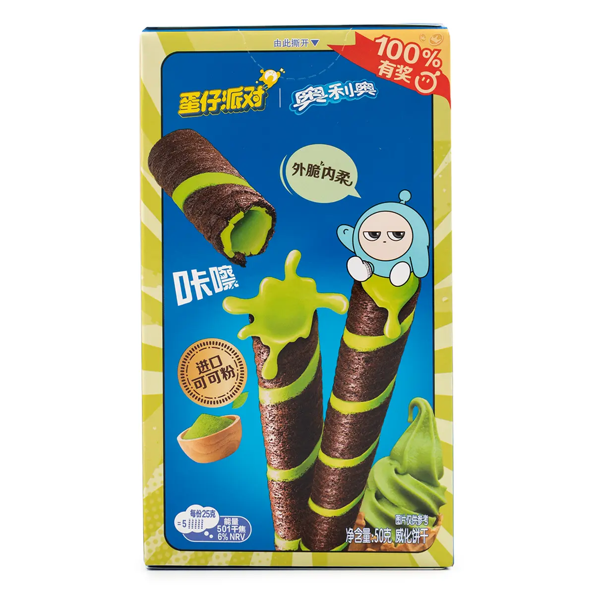 Oreo Crunchy Rolls, Matcha Flavor 55 g