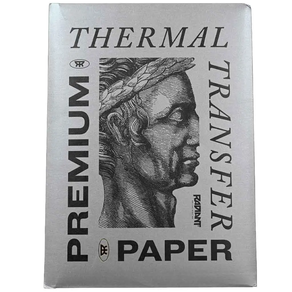Radiant Colors Thermal Tattoo Stencil Transfer Paper 25 Sheets 8.5 x 11 A4 for Clear Crisp Stencils with Copier Machines