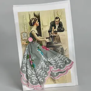 Handmade Handkerchief Greeting Card