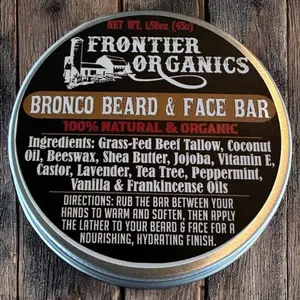 Bronco Beard & Face Moisturizing Bar