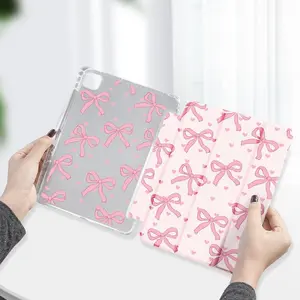 Bow Pattern Tablet Case, Double-sided Color Print Tablet Protective Cover, Shock-proof and Scratch-proof Tablet Protector for iPad