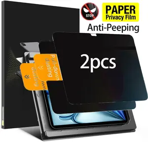 2 Pack Privacy Screen Protector for iPad A16 11th 10th Generation (11/10.9 inch 2025/2022), Anti-Spy Tempered Glass with Installation Tray for 11th/10th Gen-Case Friendly/Apple Pencil Support