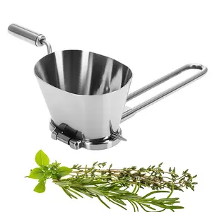Stainless Steel Manual Herb Chopper for Kitchen Use - Suitable for Chopping Coriander and Other Herbs