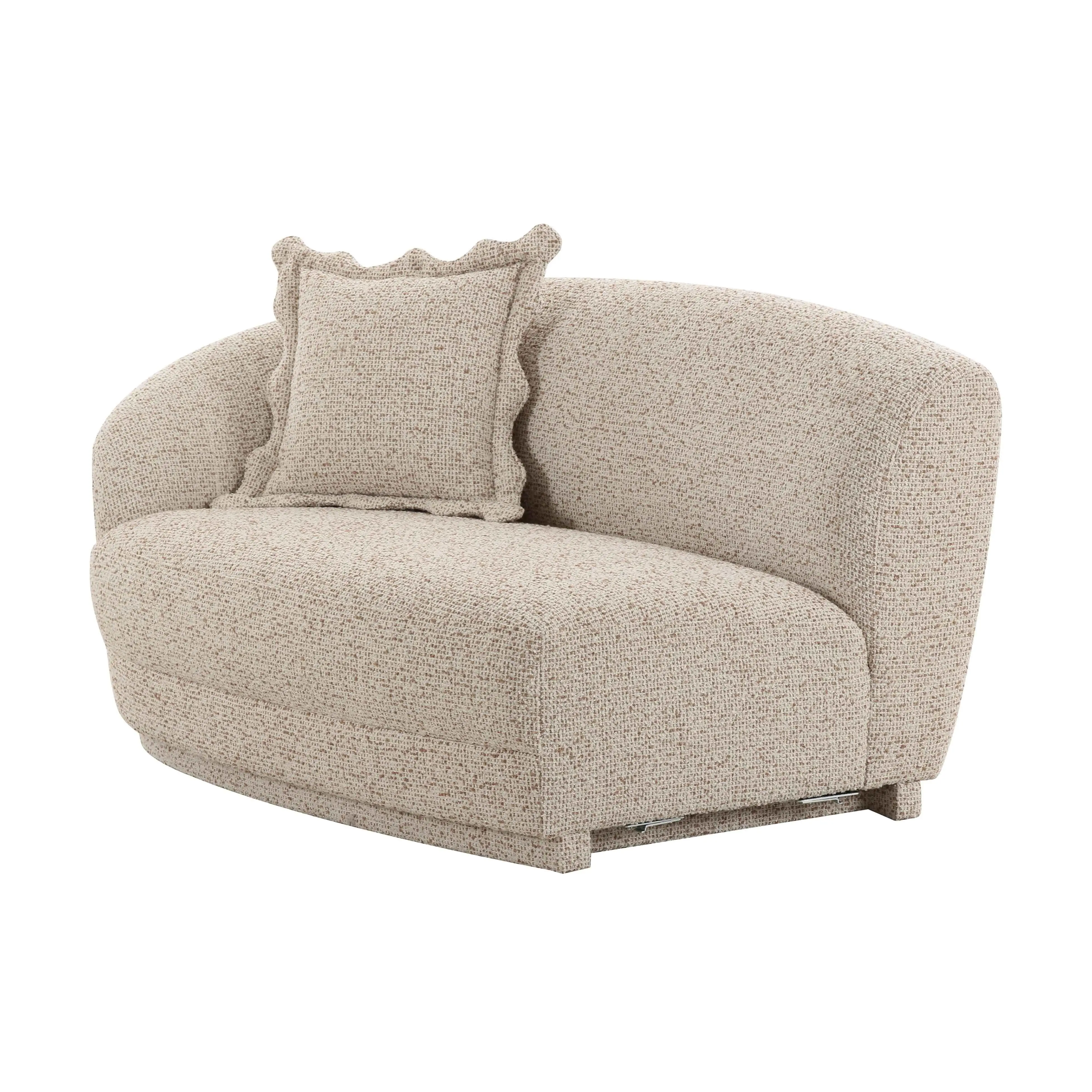 Marion 60" Two-Tone Textured Performance Boucle Loveseat Marion 60" Two-Tone Textured Performance Boucle Loveseat