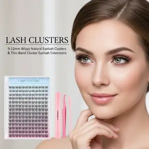 Diy Lash Extension Natural Cluster Lashes Kit168 Pcs -Mixed Lengths,DIY with Lashes Bond and Seal, TweezersIncluded lash map clusters magnetic eyelashes bottom lash clusters wispy lashes lash clusters naturalcurlylashesnatural lash Cosmetic Makeup