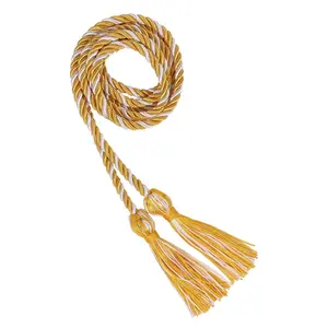 Gold and White Two Color Graduation Honor Cord