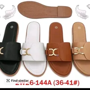Women’s flat sandals - Available in multiple colors with straps for summer  comfort  casual