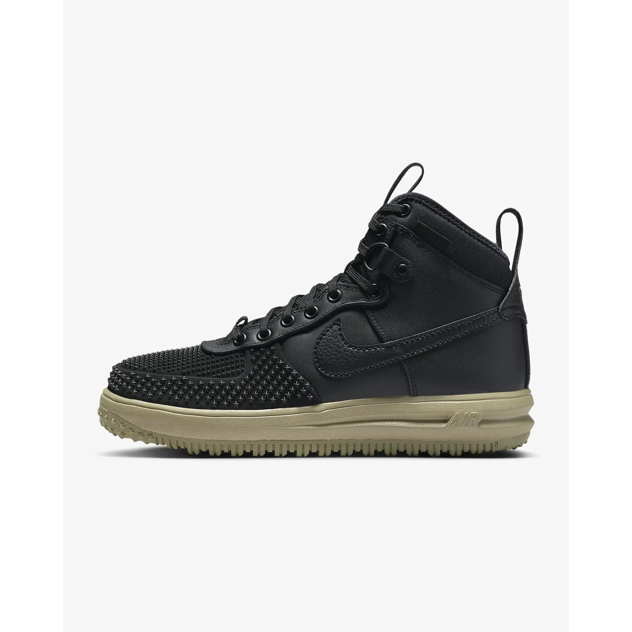 Men's Nike Lunar Force 1 Duckboot Black/Black-Neutral Olive (DZ5320 001)