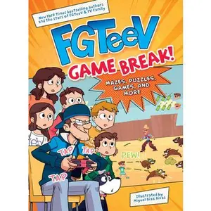 USED Book - FGTeeV: Game Break!: A Full-Color Interactive Activity Book from the YouTube Gaming Sensation for Kids (Ages 8-12) by Fgteev (Paperback) - english