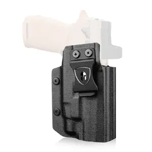 WARRIORLAND IWB Light-Bearing Kydex Holster for Sig P320 - Fits TLR-7/TLR-7A/ TLR-7A / TLR-7 X / TLR-7 X HL-X Lights, Optic Cut, Adjustable Cant & Posi- Click Retention, Right Hand