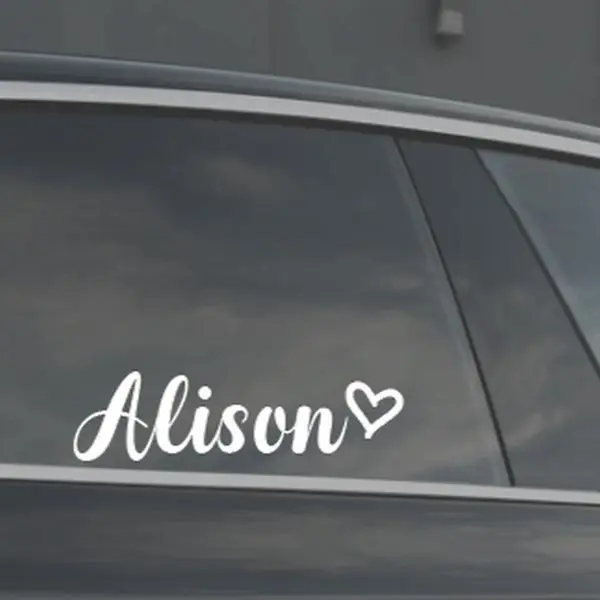 Custom Cursive Name Decal- Personalized Name Decoration
