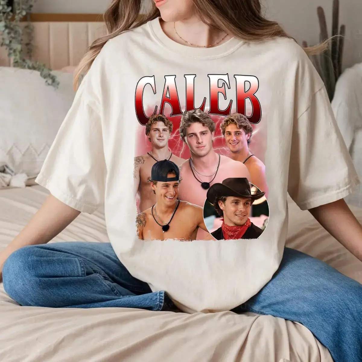 Caleb Love Island Usa Shirt, Fan Gift, Love Island Season 8 Shirt, Unisex Sweater Pullover Tee