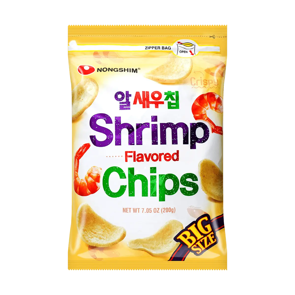 Nongshim Korea Shrimp Crackers Family Pack 200g - Crispy Seafood Snack for Parties & Sharing Nongshim Korea Shrimp Crackers Family Pack 200g - Crispy Seafood Snack for Parties & Sharing