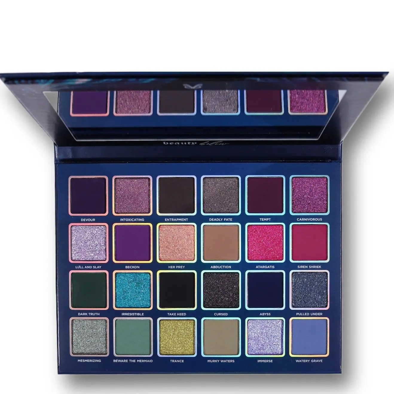 Beauty Below - Eye And Face Palette - 24 Vibrant Shades + Magnetic Pans