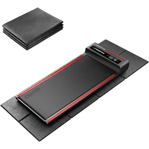 Mat Compatible with Walking Pad Treadmill, Under Desk Treadmill Mat, Foldable, Mat for Hardwood Floors, Protector for Small Mini Treadmill, Waterproof & Anti-Slip, 6mm Thick