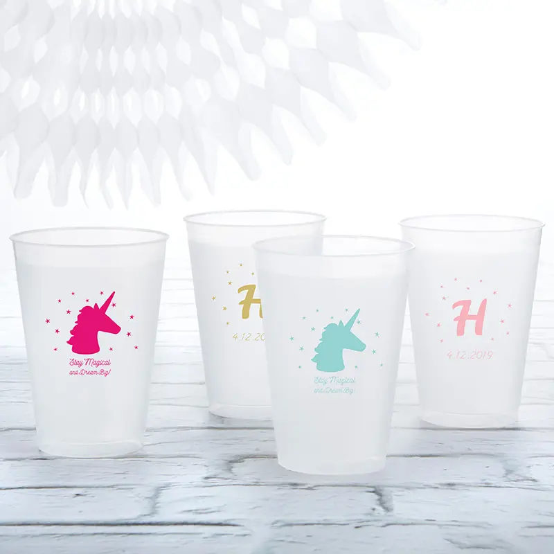 Kate Aspen 18146NA-EP 10 oz Personalized Frosted Flex Cup - Enchanted Party