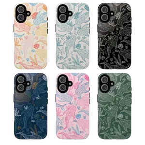 Whale Shark Scatter Coral Reef Phone Case, Sea Phonecover, Ocean Tough Phone Case, Gift for her, Gift for him, Shark Cases