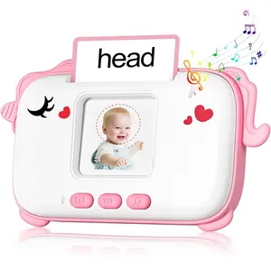 Audible Learning Toy with Music for Toddler,Early Education Toys Learning Machine Cards Kindergarten Toy for Child to Learn Alphabet Number Color and More Autism Sensory Toys for Autistic Children,Learning Educational Montessori Speech Therapy Kids Gifts