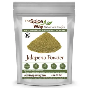 The Spice Way Jalapeno Powder Pure Non GMO Flavor Chilli No Preservatives No Additives
