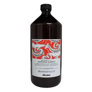Davines NaturalTech Energizing Shampoo 1000ml - Gently Cleanses Hair for Energy Vigour & Wellbeing Scalp Care