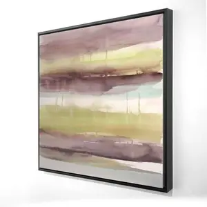 360 Stand Modern Stripes Themed Framed Print - 36x36 in. Artistic Artwork, Ready-to-Hang Office/Home Decoration for Room Wall Art (Home Supplies), Art Prints, Decorative Art